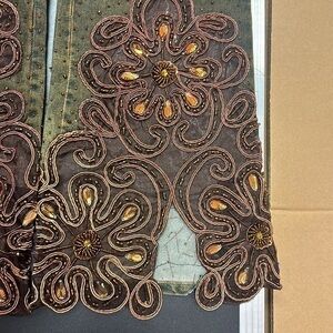 81.  RARE Farfalla Rosso moon washed designer jeans size L